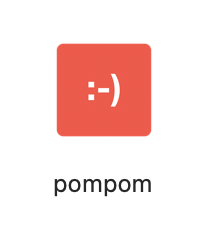 pompom app icon and title